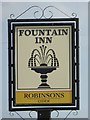 Fountain Inn sign in Tenbury