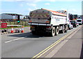 Hanson highway maintenance lorry, Western Way, Bridgwater in TA6 4BU