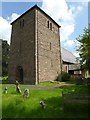The tower of Little Hereford church in SY8 4LN