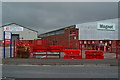 Red and grey industrial estate in TA6 4BU