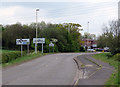 Towards Stoke Road/Normandy Way roundabout in LE10 0FF
