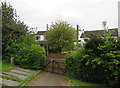 Gate from church yard to Church Lane Stapleton in LE9 8JS