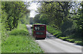 Number 8 bus on Mere Lane going towards A5 in LE17 4UE