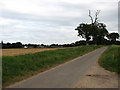 Heading west towards Holgate on Field Lane in North Walsham East Ward