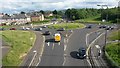 Broomhouse Road from the tram in City of Edinburgh