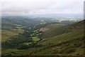 Un-named valley above Esgair Fochnant farmhouse in SY20 8RE