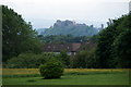 View to Stirling Castle from the Bannockburn Heritage Centre in FK7 0QW