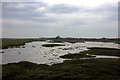 Low tide over the salt marsh in SS8 8HN