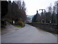 Looking towards Old Bridge of Tilt in PH18 5TZ
