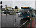 X45 bus, Newport Road, Cardiff in CF23 9DH