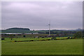 Wind turbine and fields at Balmuir in DD4 0QY