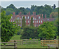 Pickenham Hall viewed from the Peddars Way in PE37 8DR