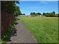 Path beside playing field in PA2 8NR