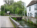 Mill stream and bridge, Colnbrook Mill in SL3 0NG