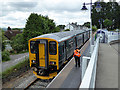 A train for Plymouth stands in Gunnislake station in PL18 9YT