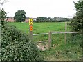 Public footpath to Ibstock in LE67 6JP
