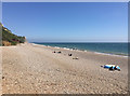 The beach at Branscombe Mouth in EX12 3AW