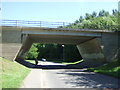 A10 bridge over Station Road in SG8 6JR