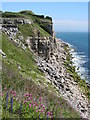 Cliffs on Portland near Southwell in DT5 2DG