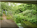 Under the M25 bridge over the Colne Brook in SL0 9AQ