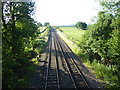 The Uckfield Line from Monks Lane in TN8 6QP