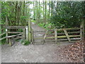 Stile and Gate leading into Fingest Wood in RG9 6NR