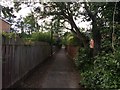 Footpath and Alleyway in Bramley in S66 1YY