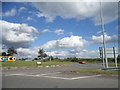 The Renny Lodge Roundabout on the A509, Newport Pagnell in MK16 0HA