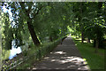Wardown Park. Path on the east side of the lake in LU2 7PX