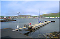 Pier at Scalloway Boating Club in ZE1 0UN