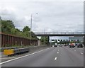 Footbridge over M25 in the Ver valley in AL2 3UB