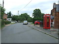 Telephone box on The Street, Ovington in Breckland District