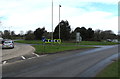 East side of the roundabout at the junction of two A roads in Porthcawl in CF36 5EJ
