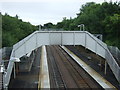 Foot bridge, Polmont Railway Station in FK2 0YU