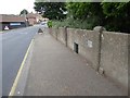 Wall in Old Heath Road, Colchester in CO2 8HX