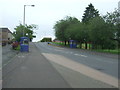 Bus stop and shelter on Dean Road, Bo'ness in EH51 0QD