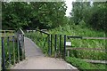 Footbridge to Cornmill Meadows in EN9 1BN