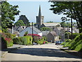 Towards St Keverne village centre in TR12 6PG
