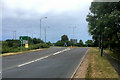 A44 Approaching Evesham Road Roundabout at Twyford in WR11 4TP