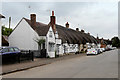 Thatched Cottages on Offenham Main Street in WR11 8QA