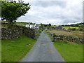 Gate on road past Littlewood Farm in LA8 9QU