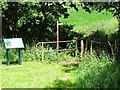 Footbridge over the brook on the path to Cherry Lane in ST10 1FY