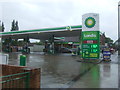 Service station on Bank Street, Coatbridge in ML5 5HD