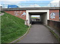 Western Way underpass, Bridgwater in TA6 4BU