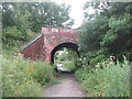 Bridge under the dismantled railway west of Rectory Lane, Thurnscoe in S63 0RW