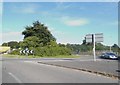 Roundabout on Stinsford Hill in DT2 7FR