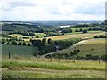 View south from Combe Gibbet in RG17 9QJ