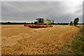 Stockton, Rayners Lane: Crop harvesting at Abbots Farm in Kirby Cane