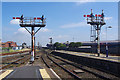 Semaphore signals at Blackpool North in FY3 8AG