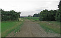 Footpath on Farm Track, near Fingrith Hall Farm, Blackmore in CM4 0LP